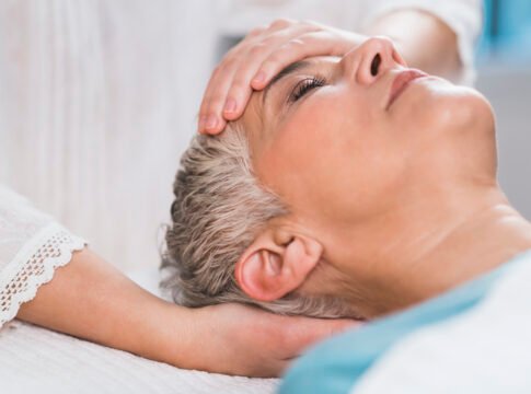 Marma Therapy. Ayurveda Face Therapy Stop Migraines Instantly With Acupressure