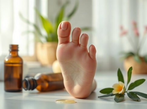 Natural Oils Healing Diabetic Foot Ulcers